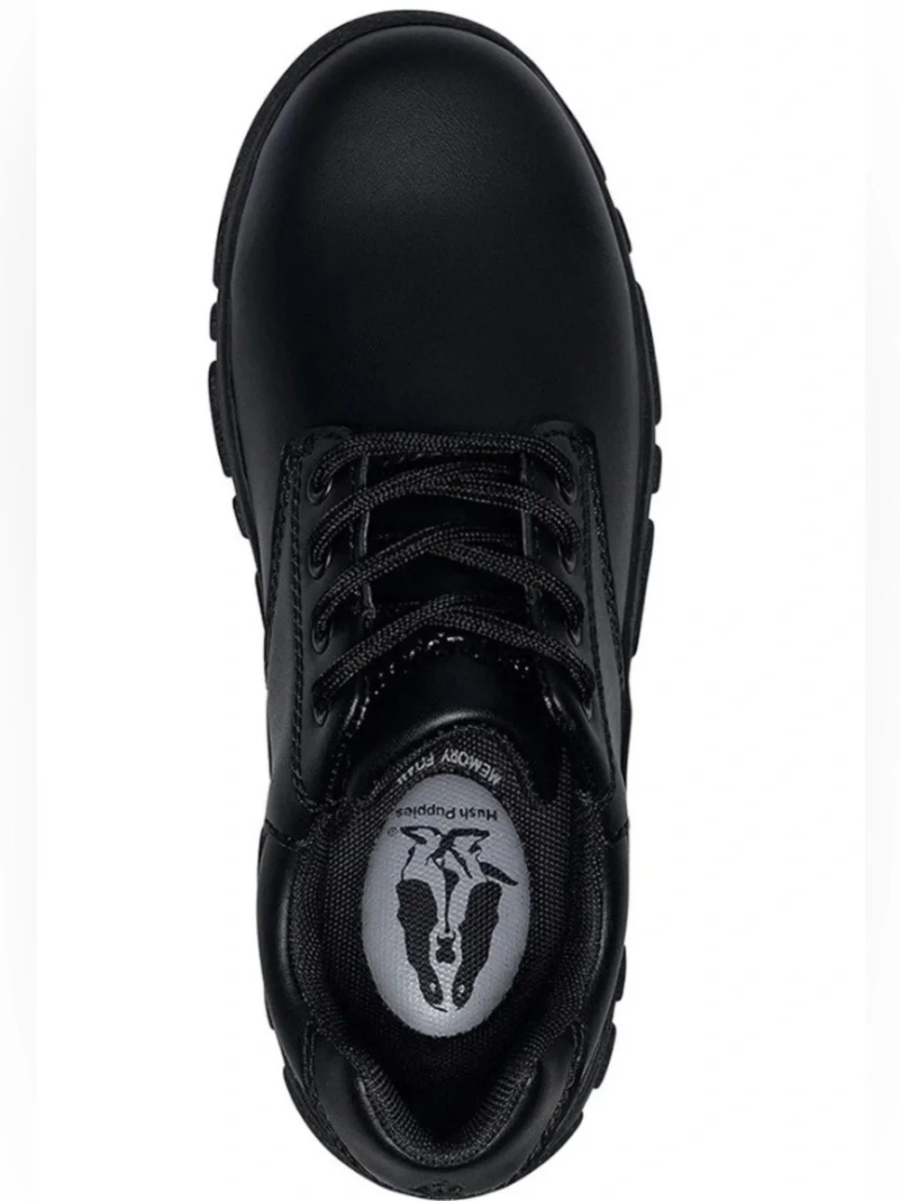 Hush Puppies Chad’s Boys Black Lace-Up Shoe size 13.5 W